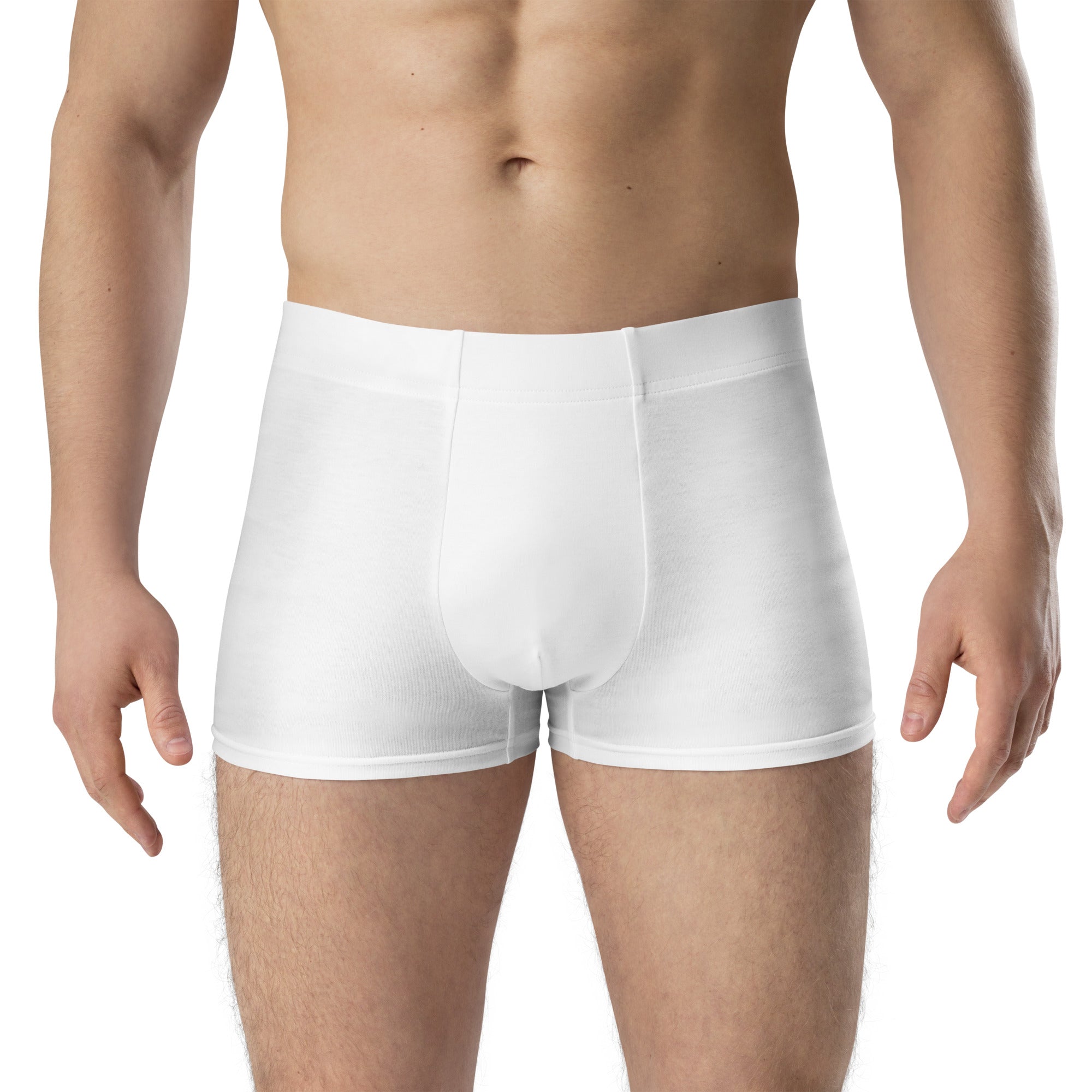 Chris McGrath's Champion Dad collection.  White boxer briefs worn by a person on a white background