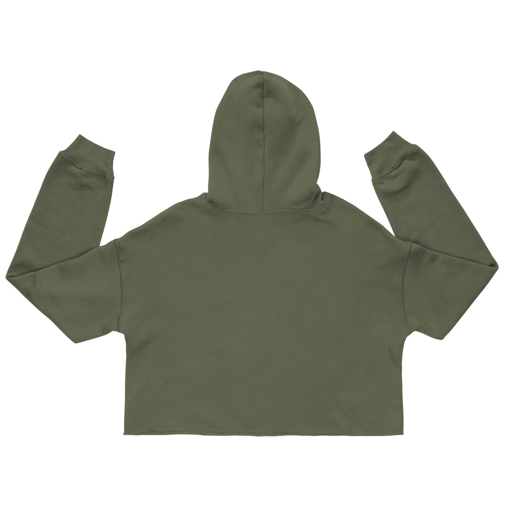 Green hoodie on a white background