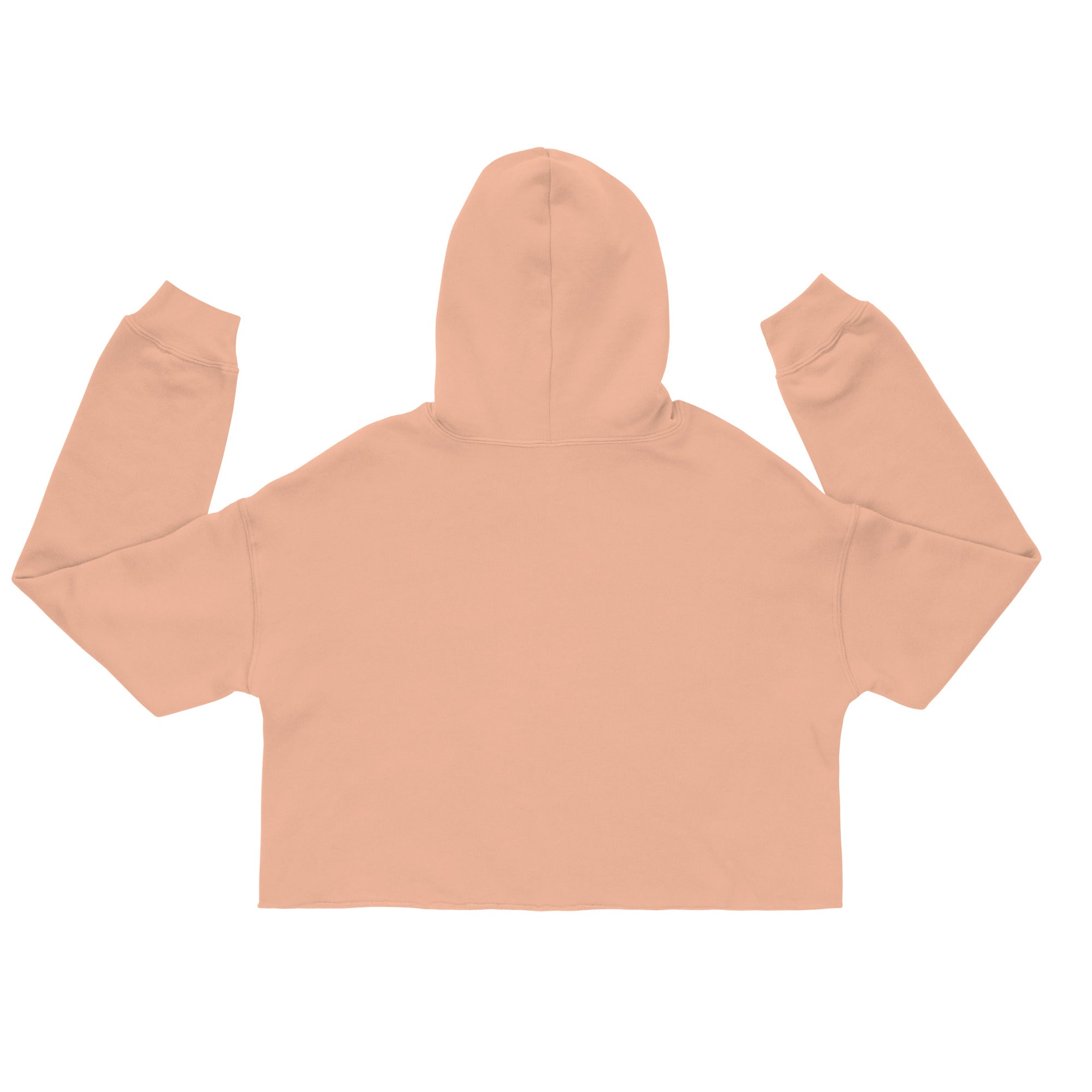 Beige hoodie on a white background