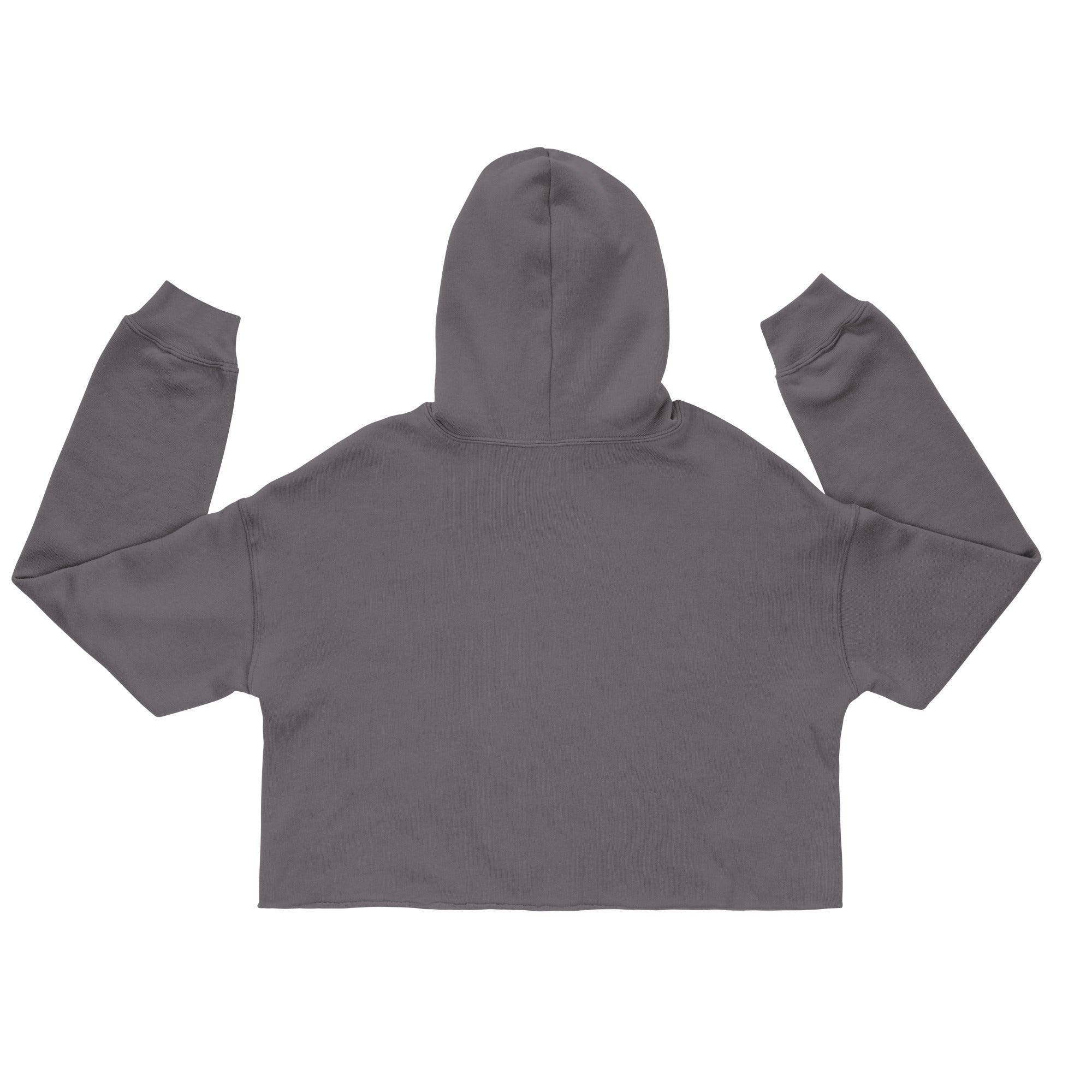 Gray hoodie on a white background